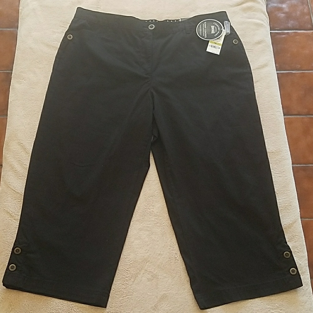 Karen scott capri with comfort waist/tummy control